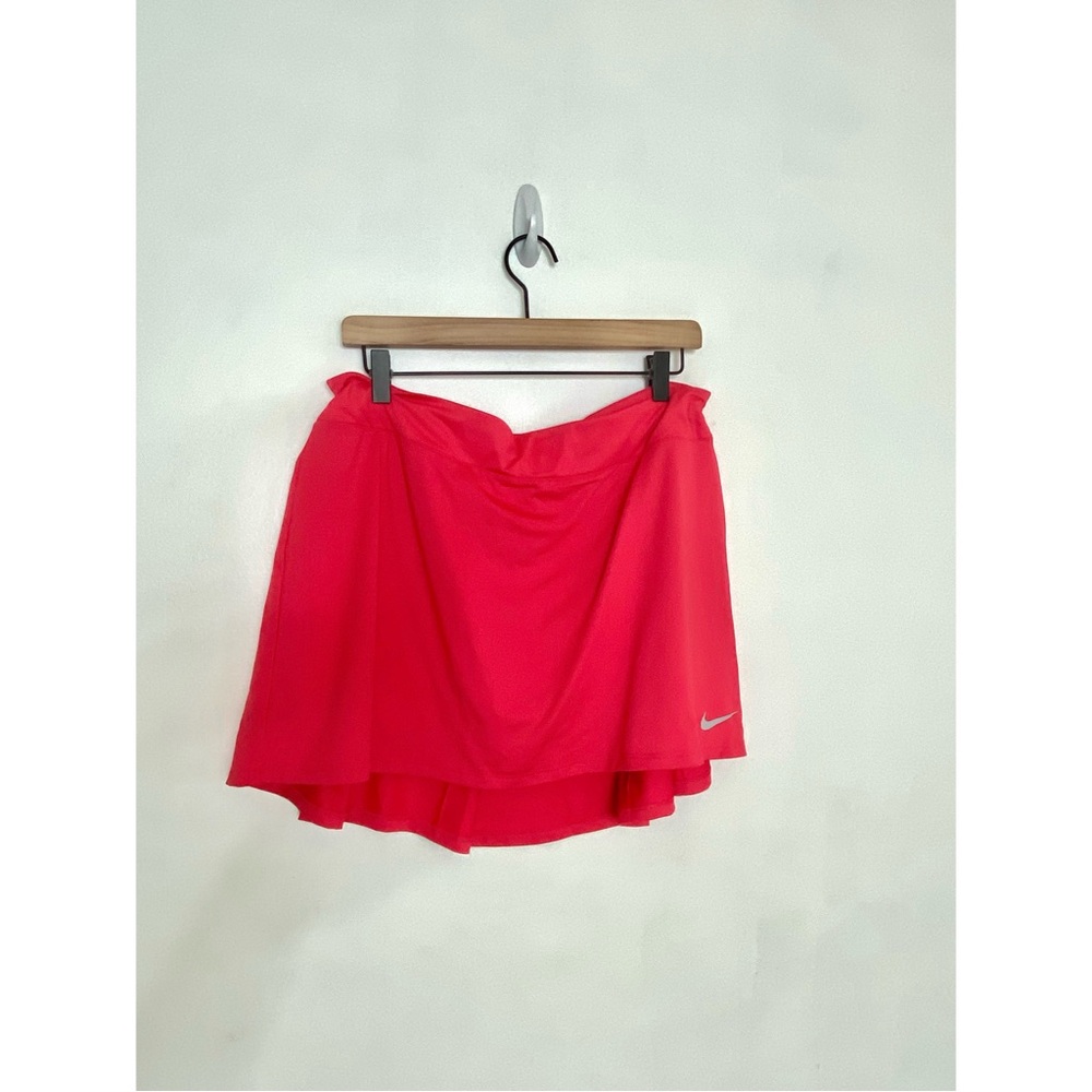 Nike Womens Pleated Back Pink Mini Tennis Skort